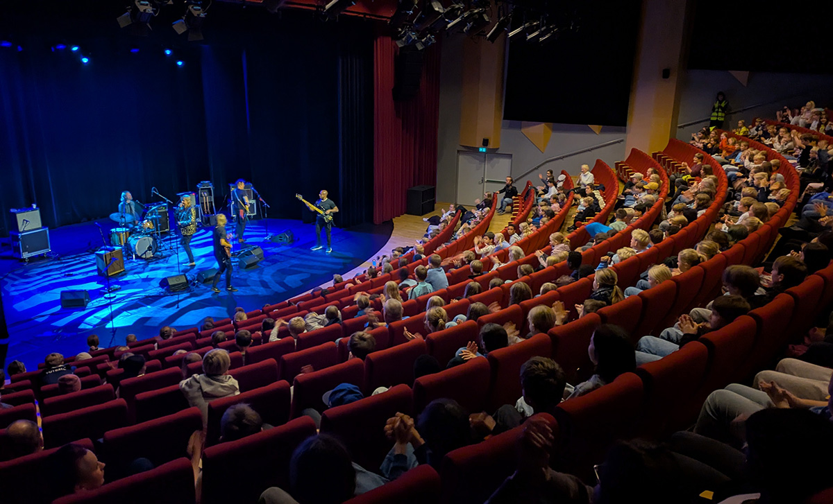 Fra skolekonserten.